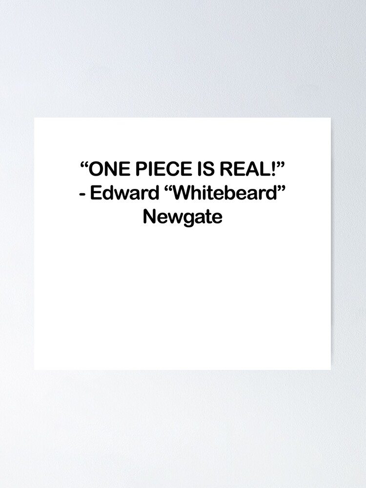 Whitebeard Quote Poster By Epicanimequotes Redbubble