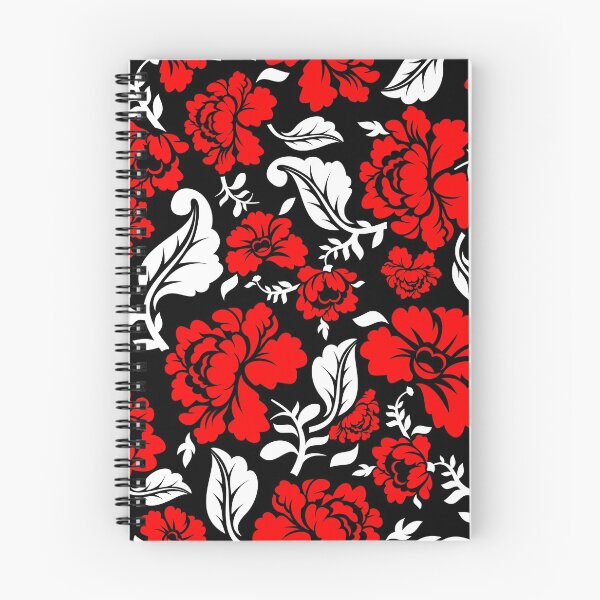 Item preview, Red and White Rose Pattern pretty red roses designed and sold by RKSDesigns.