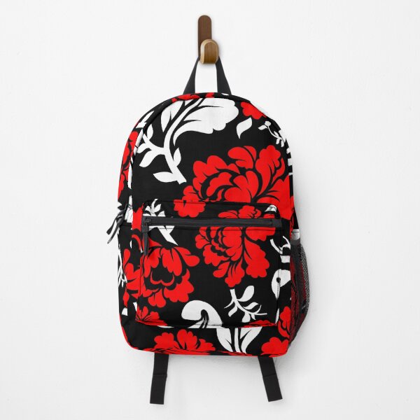 Item preview, Red and White Rose Pattern pretty red roses designed and sold by RKSDesigns.