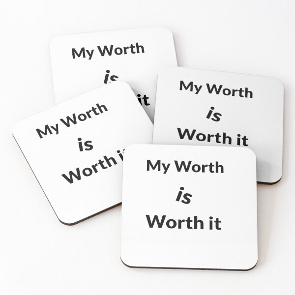 Item preview, My Worth is Worth it designed and sold by MyLifeMatters20.