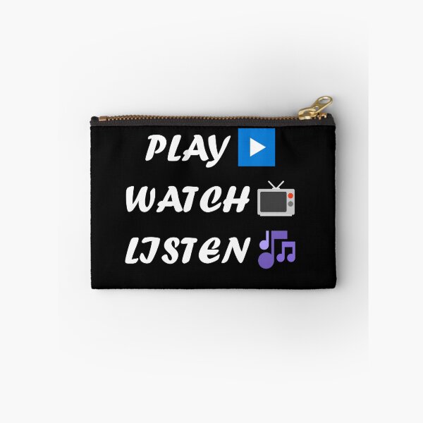 Item preview, Play Watch Listen Icons designed and sold by vibrantyy.