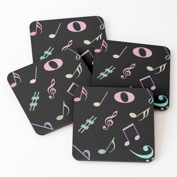 Item preview, Pastel Music Note aesthetic gradient pattern note Gift Idea designed and sold by AllLeftSides42.