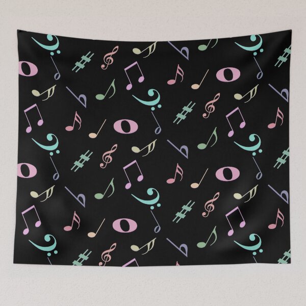 Item preview, Pastel Music Note aesthetic gradient pattern note Gift Idea designed and sold by AllLeftSides42.