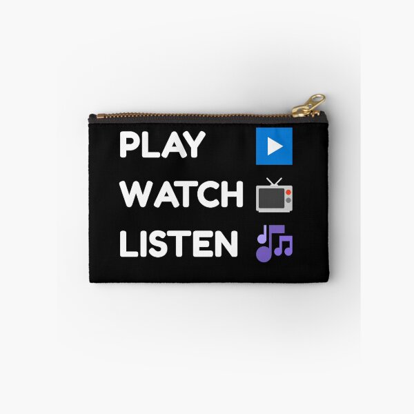 Item preview, Play Watch Listen designed and sold by vibrantyy.