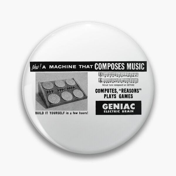 Item preview, GENIAC ELECTRIC BRAIN - MUSIC COMPUTER OF THE 1950s designed and sold by ThrowbackAds.