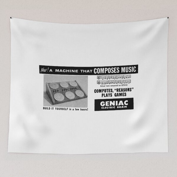 Item preview, GENIAC ELECTRIC BRAIN - MUSIC COMPUTER OF THE 1950s designed and sold by ThrowbackAds.