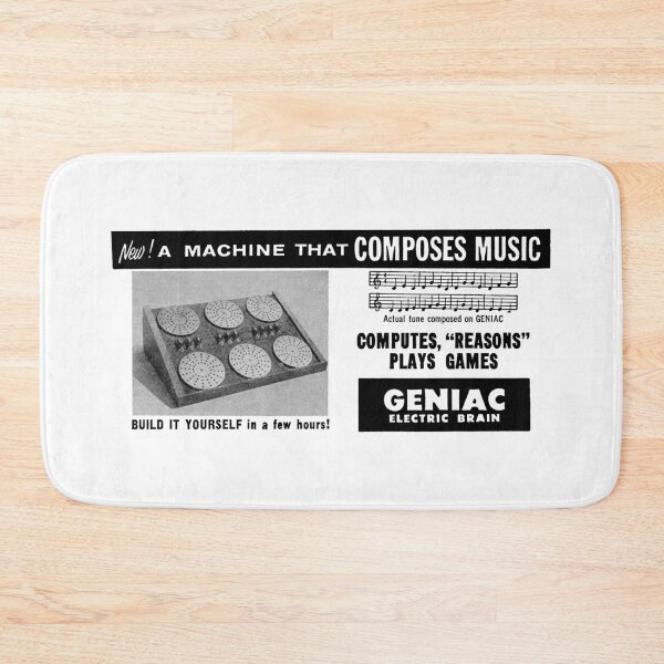 Item preview, GENIAC ELECTRIC BRAIN - MUSIC COMPUTER OF THE 1950s designed and sold by ThrowbackAds.