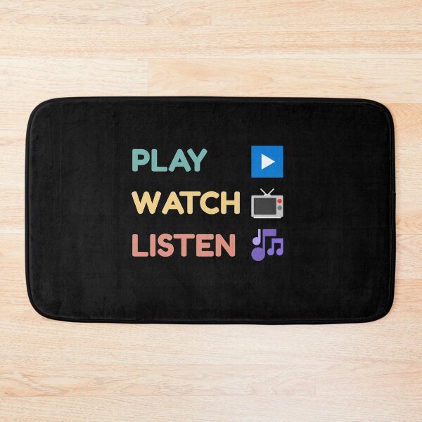 Item preview, Play Watch Listen Retro designed and sold by vibrantyy.