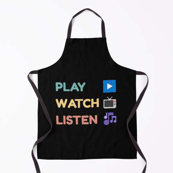 Item preview, Play Watch Listen Retro designed and sold by vibrantyy.