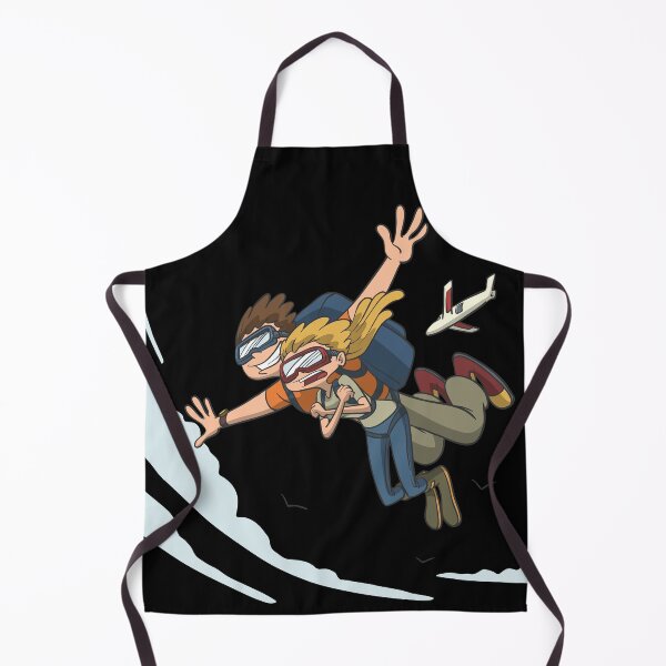 Item preview, Parachutist tandem from airplane designed and sold by Monkey Ful.