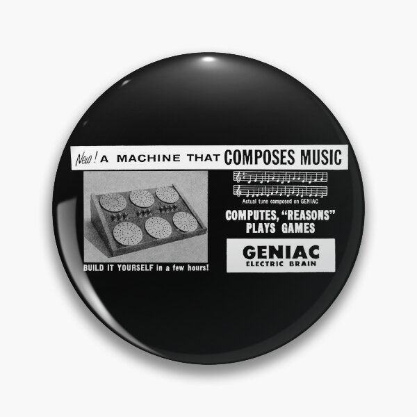 Item preview, GENIAC ELECTRIC BRAIN - MUSIC COMPUTER OF THE 1950s designed and sold by ThrowbackAds.