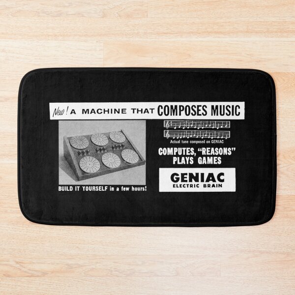 Item preview, GENIAC ELECTRIC BRAIN - MUSIC COMPUTER OF THE 1950s designed and sold by ThrowbackAds.