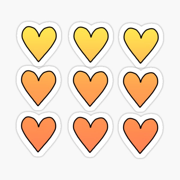 Item preview, Heart Sticker Pack designed and sold by claudc.