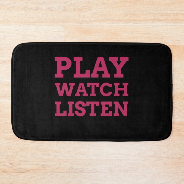 Item preview, Play Watch Listen Pink  designed and sold by vibrantyy.