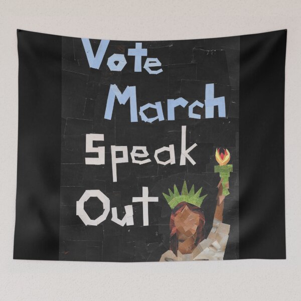 Item preview, Vote, March, Speak out designed and sold by cajunhusker.