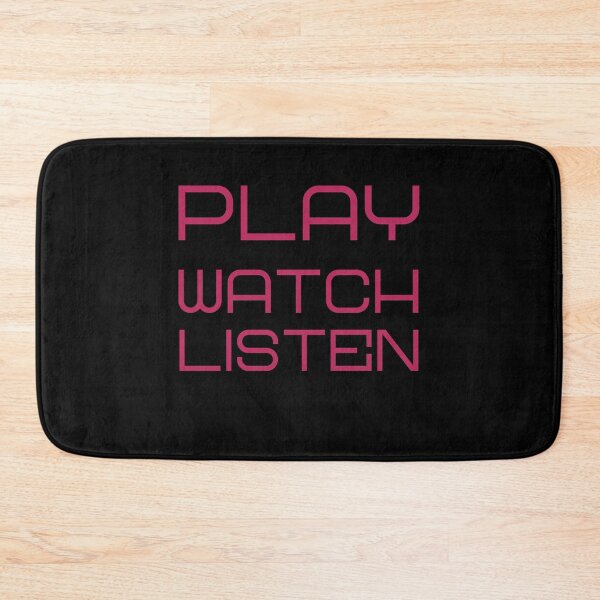 Item preview, Play Watch Listen designed and sold by vibrantyy.