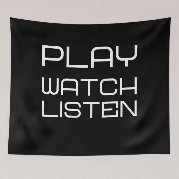 Item preview, Play Watch Listen  designed and sold by vibrantyy.