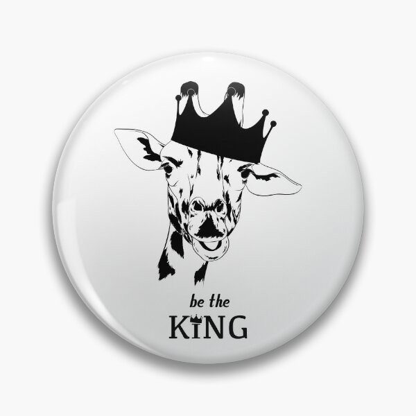 Item preview, Be the King Giraffe designed and sold by Gill Scheffen.