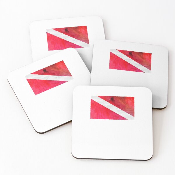 Item preview, Scuba Diving Diver Flag Swimming designed and sold by sharedipmemes.
