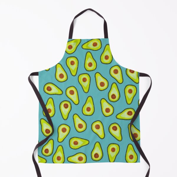 Item preview, Avocado Pattern on Blue designed and sold by Harriet Linton.