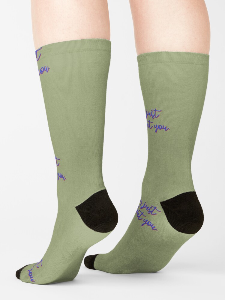 Alternate view of I Could Cry Just Thinkin' Bout You - Troye Design Socks