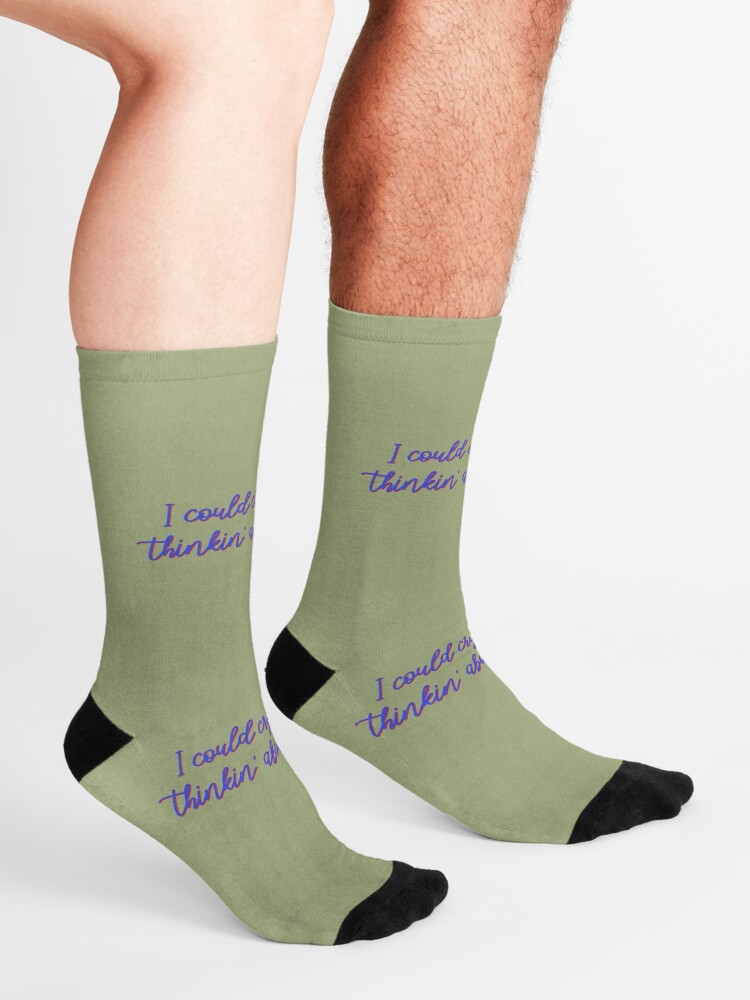 Alternate view of I Could Cry Just Thinkin' Bout You - Troye Design Socks