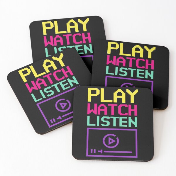 Item preview, Play Watch Listen designed and sold by vibrantyy.