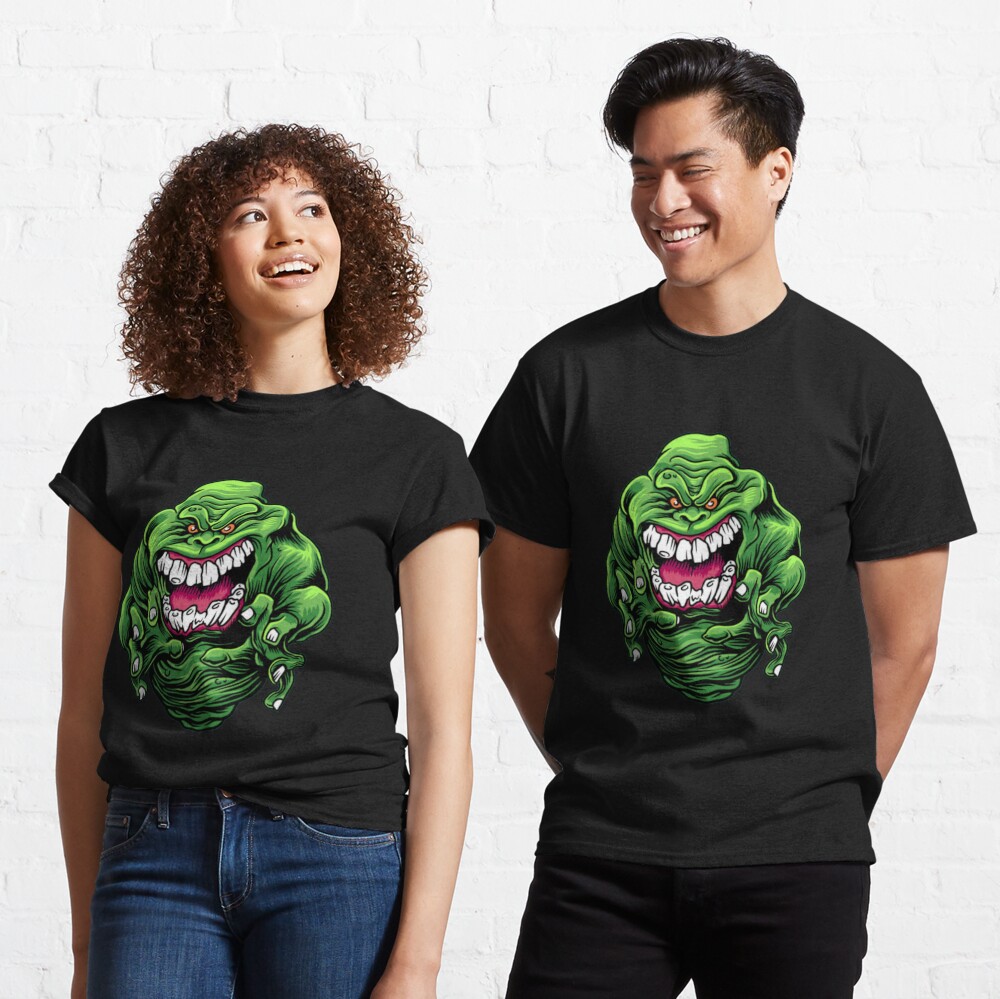 Discover The Green Slimer Ghostbusters T-Shirt