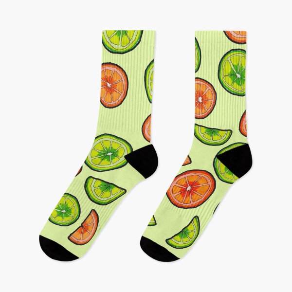 Item preview, Oranges and Limes on Light Green designed and sold by Harriet Linton.