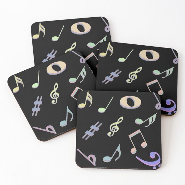 Item preview, Pastel Music Note aesthetic gradient pattern note Gift Idea designed and sold by AllLeftSides42.
