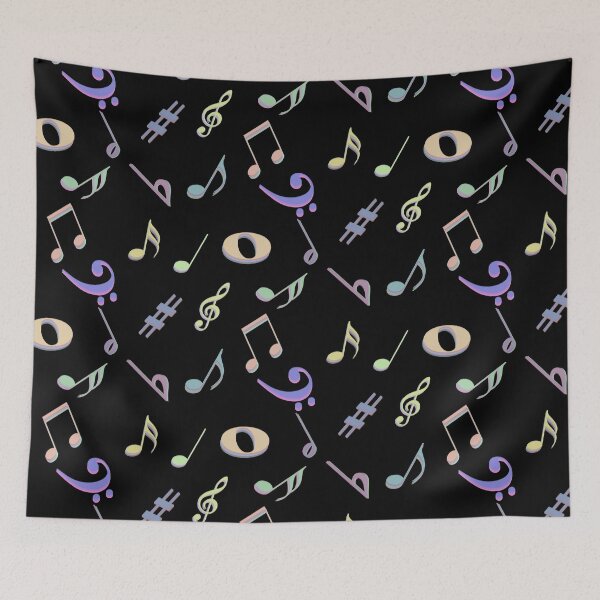 Item preview, Pastel Music Note aesthetic gradient pattern note Gift Idea designed and sold by AllLeftSides42.