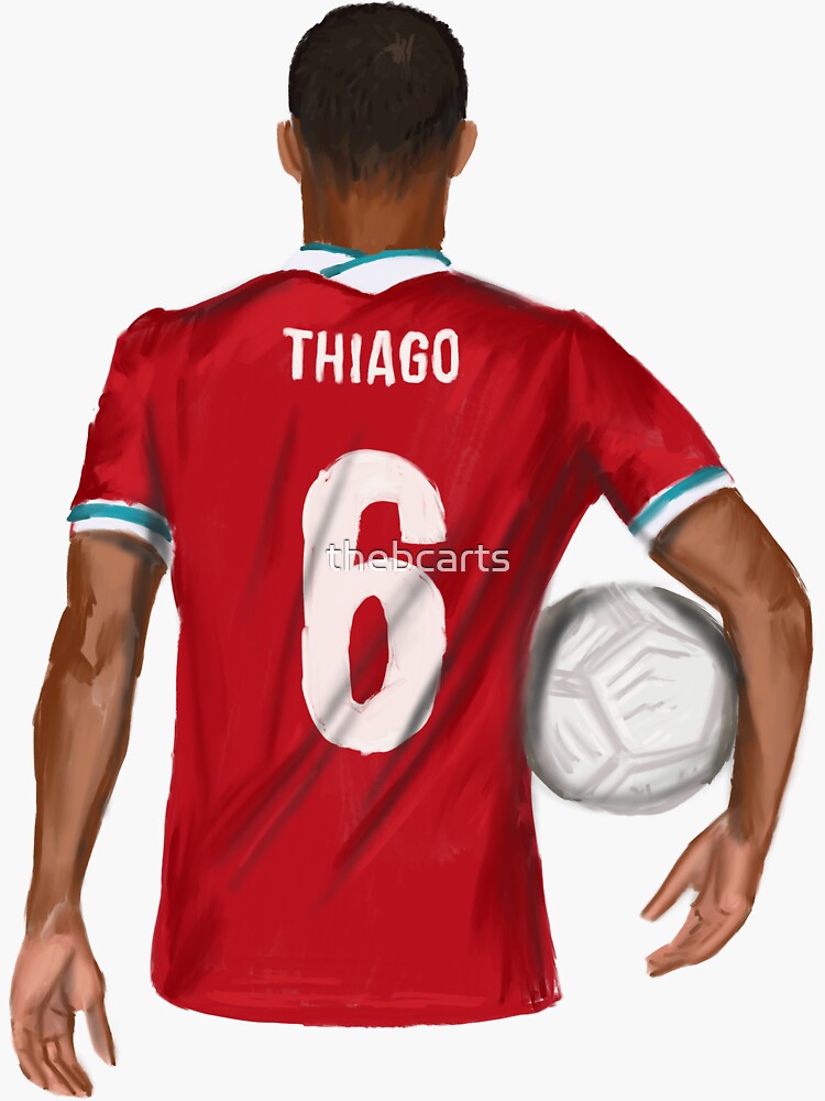 Thiago Alcantara Sticker LFC Sticker Liverpool FC Circle 
