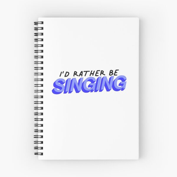Item preview, I'd Rather Be Singing Artist Singer designed and sold by sharedipmemes.