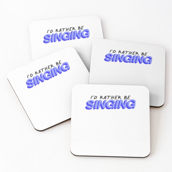Item preview, I'd Rather Be Singing Artist Singer designed and sold by sharedipmemes.