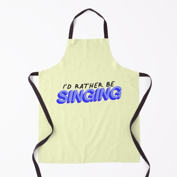 Item preview, I'd Rather Be Singing Artist Singer designed and sold by sharedipmemes.