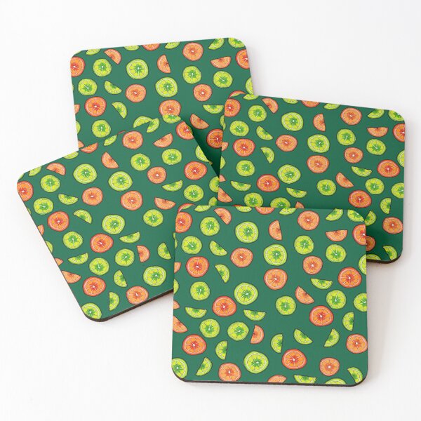 Item preview, Oranges and Limes on Dark Teal designed and sold by Harriet Linton.