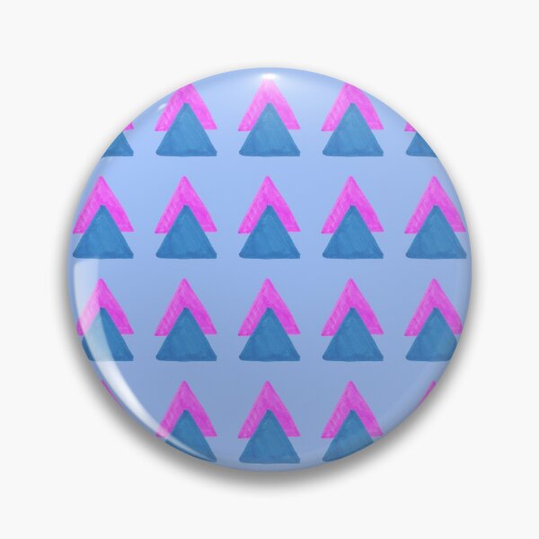 Item preview, Two Triangles Geometric Pattern - Pink and Blue designed and sold by Harriet Linton.