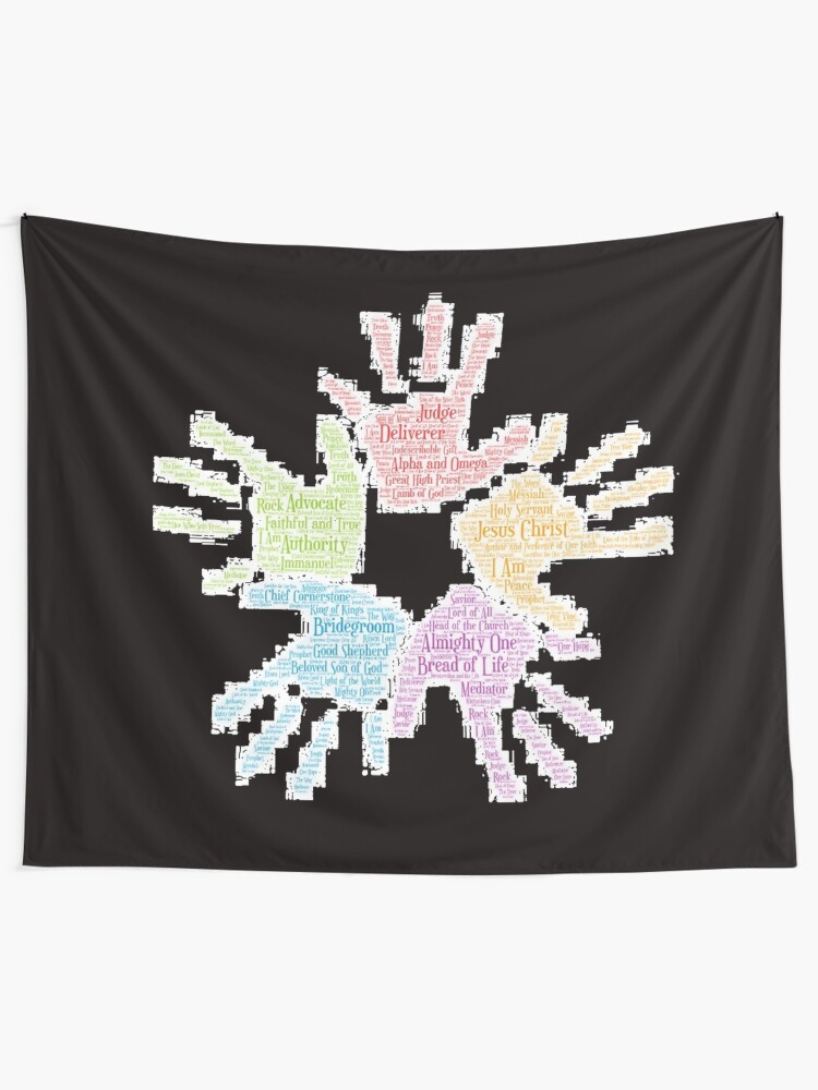 Alternate view of Jesus Christ Tapestry