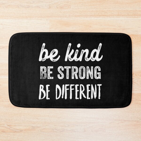 Item preview, Be kind, be strong, be different - motivational quote designed and sold by ArtfulTat.