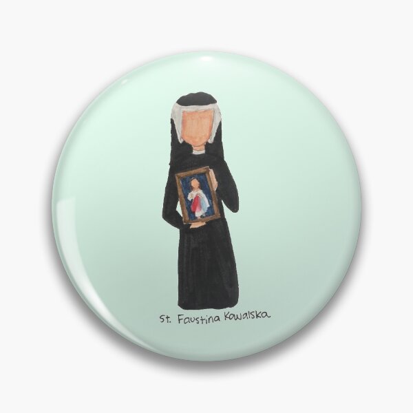 Item preview, St. Faustina Kowalska designed and sold by erinjolene.