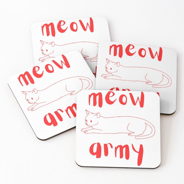 Item preview, meow army designed and sold by Benlito.