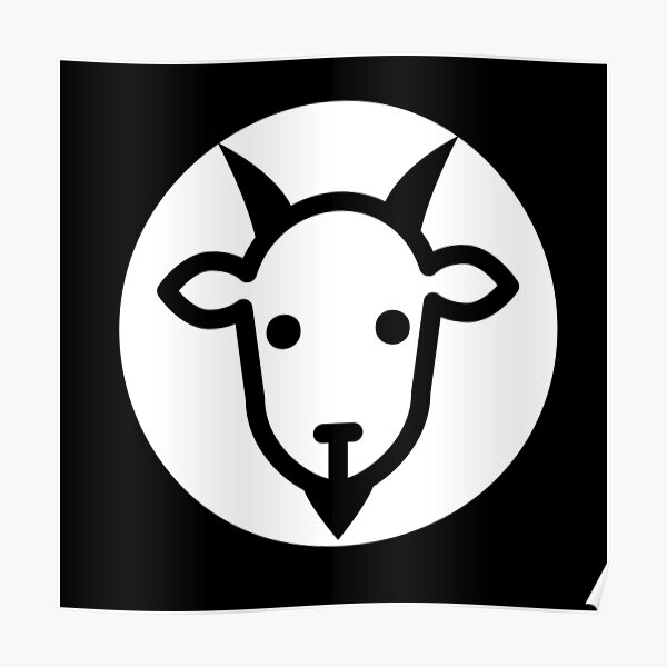 Llive Deliciously Cute Goat Funny Goat Poster For Sale By Mustapha Sadki Redbubble 