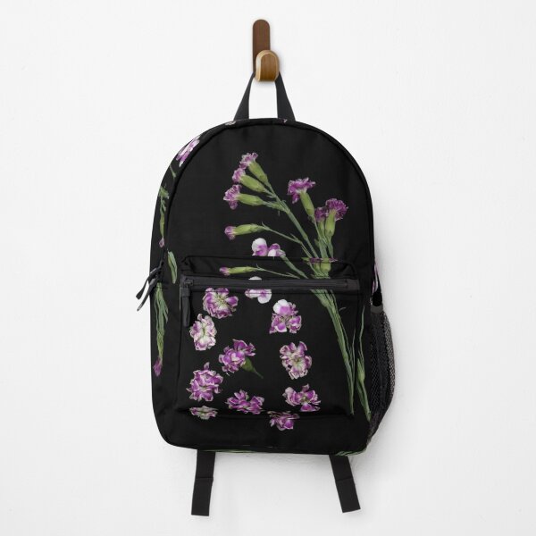 Item preview, Carnation Drops Dark Floral designed and sold by LindasPhotoArt.