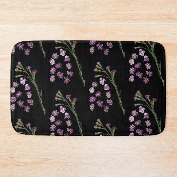 Item preview, Carnation Drops Dark Floral designed and sold by LindasPhotoArt.