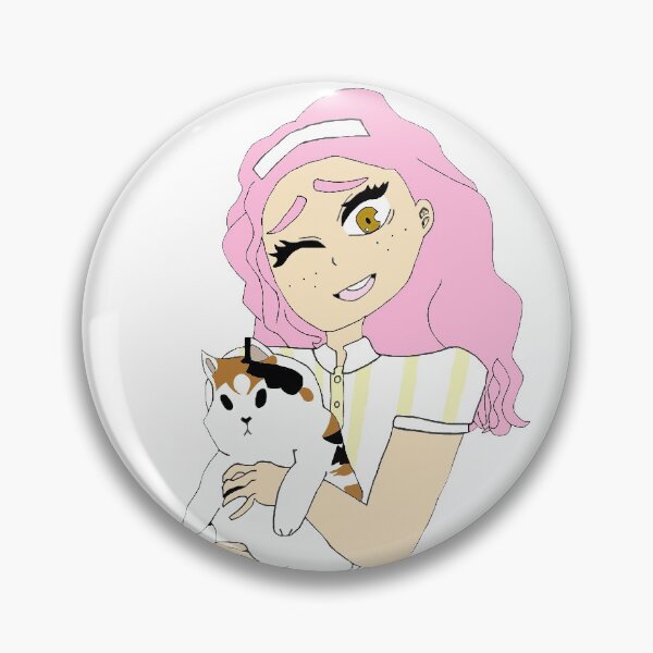 Item preview, A Girl with her Cat designed and sold by cherrislushii.