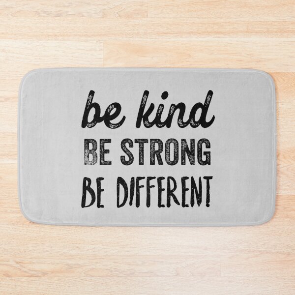 Item preview, Be kind, be strong, be different - motivational quote designed and sold by ArtfulTat.