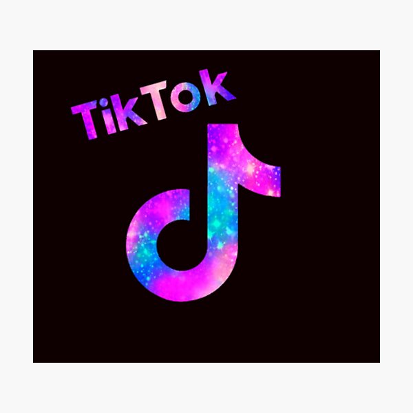 Pink Tiktok Logo Photographic Prints | Redbubble
