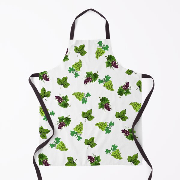 Item preview, Green and purple grapes on white background designed and sold by KamTamDesigns11.