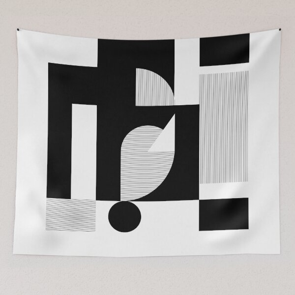 Item preview, Bauhaus Minimal Monochrome Composition designed and sold by betiobca.