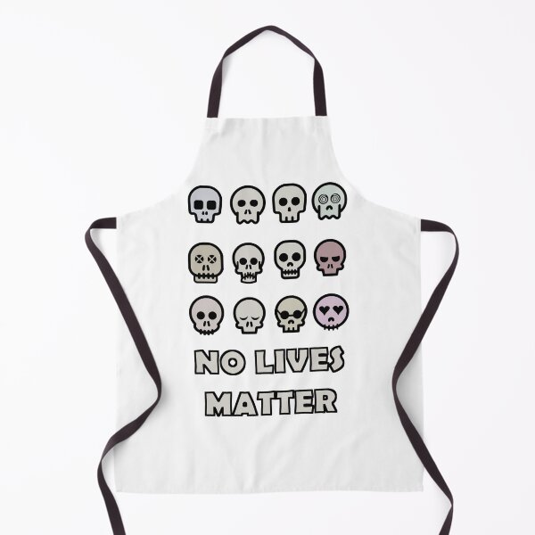 Item preview, NO LIVES MATTER halloween fun skull death virus party festival metal hard rock domination designed and sold by DOM-Shop.